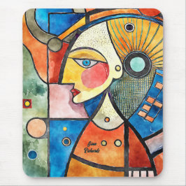 Kubismeontwerp Muismat