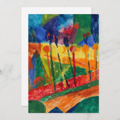 kubistisch landschap | Fritz Schaefler (Voorkant / Achterkant)