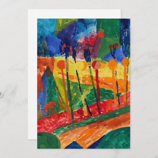 kubistisch landschap | Fritz Schaefler (Voorkant / Achterkant)