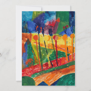 kubistisch landschap Fritz Schaefler