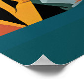 kubistisch malaga poster (Hoek)