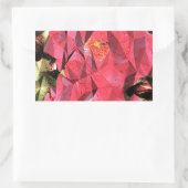 Kubistische Abstracte Rozen Rechthoekige Sticker (Tas)