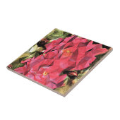 Kubistische Abstracte Rozen Tegeltje (Zijkant)