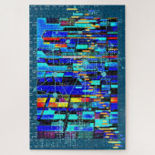 kubistische gegevens legpuzzel (Verticaal)