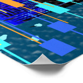 kubistische gegevens poster (Hoek)