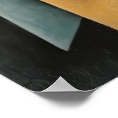 Kubistische portretkunst Picasso Braque geïnspiree Poster (Hoek)