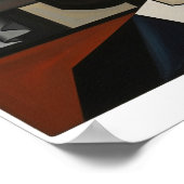 kubistische portretkunst poster (Hoek)