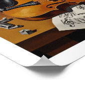 Kubistische stilleven kunst poster (Hoek)