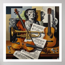 Kubistische stilleven kunst