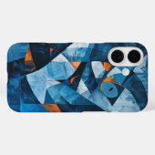 kubistische vis Case-Mate iPhone case (Achterkant (horizontaal))