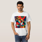 Kubistisk 8 t-shirt (Voorkant volledig)