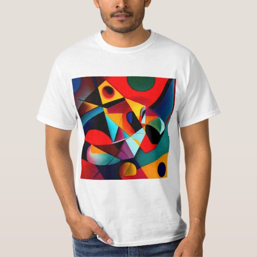 Kubistisk 8 t-shirt (Voorkant)