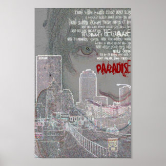 kubla khan paradise portret poster