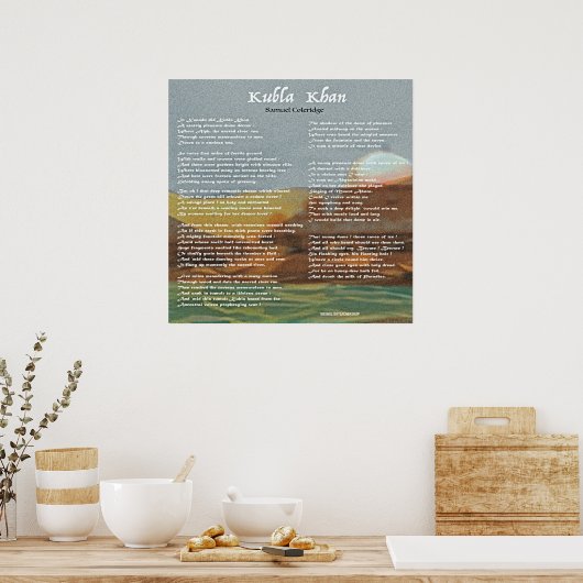 Kubla Khan Poster (Keuken)