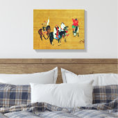 Kublai Khan Hunting, Yuan dynasty Canvas Afdruk (Insitu (Slaapkamer))