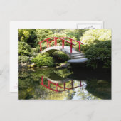 Kubota Gardens Bridge Briefkaart (Voorkant / Achterkant)
