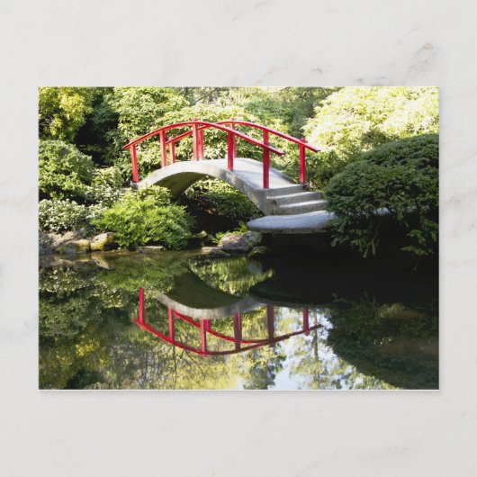 Kubota Gardens Bridge Briefkaart (Voorkant)
