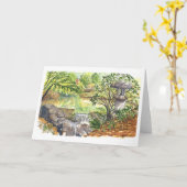 Kubota Gardens Koi Pond, Seattle Kaart (Gele Bloem)