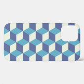  kubus kunst, naadloos patroon. Case-Mate iPhone case (Achterkant (horizontaal))