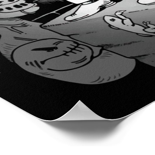 Kubus Magie en Monsters Poster (Hoek)