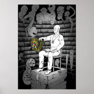 Kubus Magie en Monsters Poster