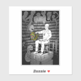 Kubus Magie en Monsters Sticker