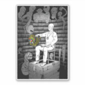 Kubus Magie en Monsters Sticker (Voorkant)