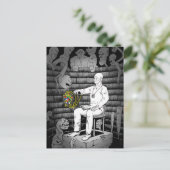 Kubus magie met monsters briefkaart (Staand voorkant)