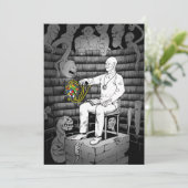 Kubus magie met monsters kaart (Staand voorkant)