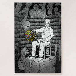 Kubus magie met monsters legpuzzel