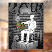 Kubus magie met monsters raamsticker (Vel 2)