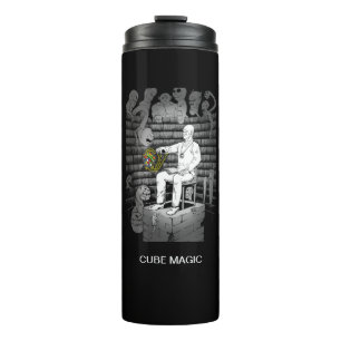Kubus magie met monsters thermosbeker