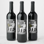 Kubus magie met monsters wijn etiket (Flessen)