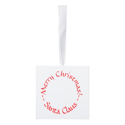 Kubus Ornament - Sinterklaas (Rechts)