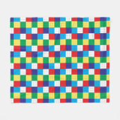 Kubus Puzzel spel Fleece Deken (Voorkant (Horizontaal))