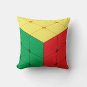 Kubus Puzzel spel Kussen (Voorkant)