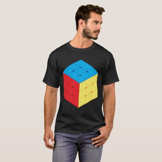 Kubus Puzzel spel T-shirt (Voorkant volledig)