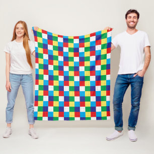 Kubus Puzzelspel  Fleece Deken