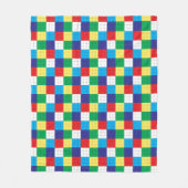 Kubus Puzzelspel  Fleece Deken (Voorkant)