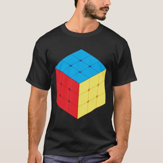 Kubus Puzzelspel T-shirt (Voorkant)