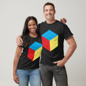 Kubus Puzzelspel T-shirt (Unisex)
