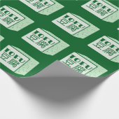 Kubus van tofu Japans schrijven Cadeaupapier (Hoek)