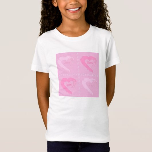 Kubushartjes Roze T-shirt (Voorkant)