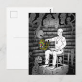Kubusmagie met monsters briefkaart (Voorkant / Achterkant)