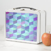 Kubussen in driehoeken geometrisch patroon (In situ)