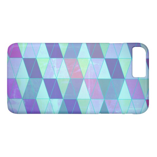 Kubussen in driehoeken geometrisch patroon Case-Mate iPhone case (Achterkant (Horizontaal))