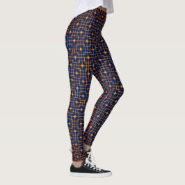 Kubussen, kubusvormig en kubusvormig Chinees patro Leggings