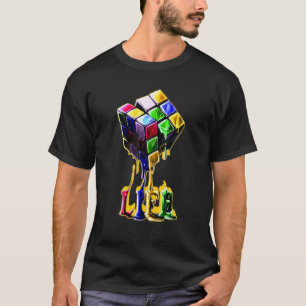 Kubusspel Leven Harde Koel Cadeau Speciale geboort T-shirt