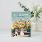 Kubuswoningen Nederland Briefkaart (Staand voorkant)