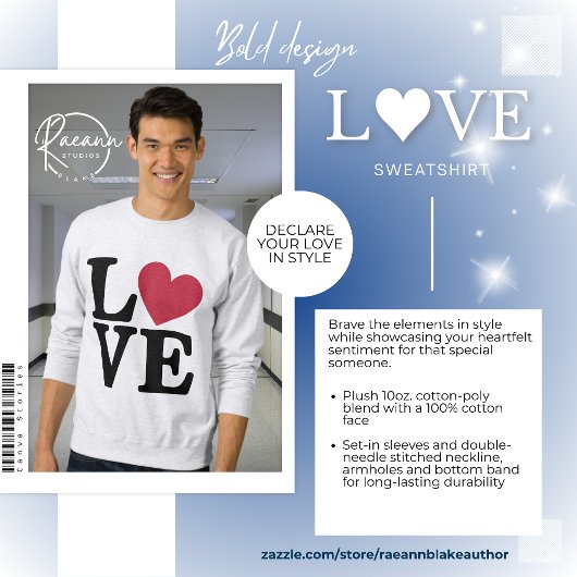 Kuchel L♥VE Valentijns Sweatshirt